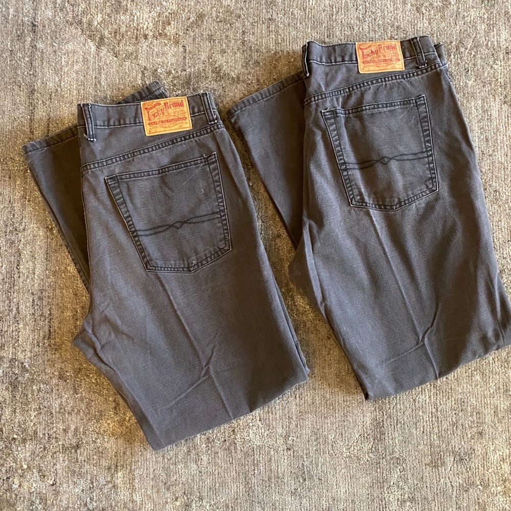 #1010 Men’s Lucky Brand denim pants. Size 38